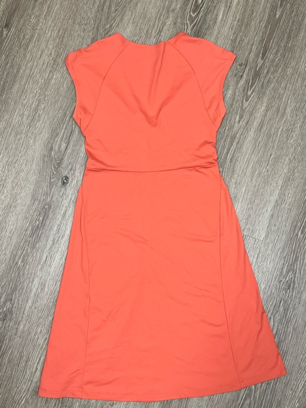Patagonia Dress Coral Twist Front With Cap Sleeves